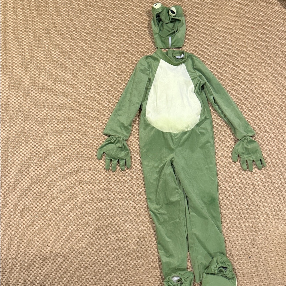 Kids Green Frog Costume